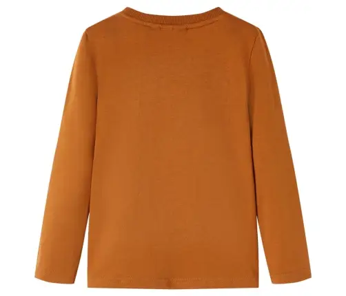 Vaikiški Marškinėliai Ilgomis Rankovėmis, Smėlio Spalvos, 116 Dydžio