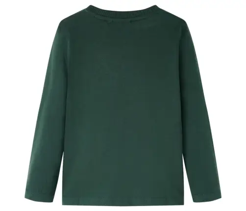 Bērnu Krekls Ar Garām Piedurknēm, Tumši Zaļš, 92