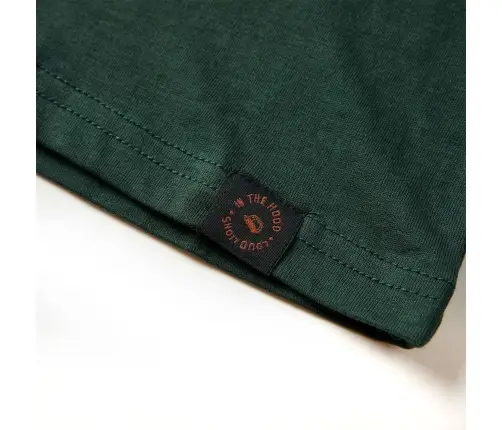 Bērnu Krekls Ar Garām Piedurknēm, Tumši Zaļš, 92