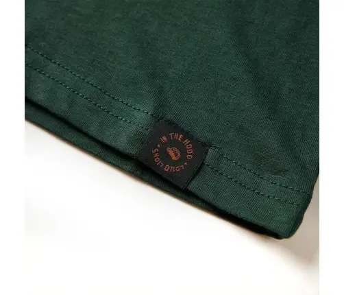 Vaikiški Marškinėliai Ilgomis Rankovėmis, Tamsiai Žali, 116 Dydžio