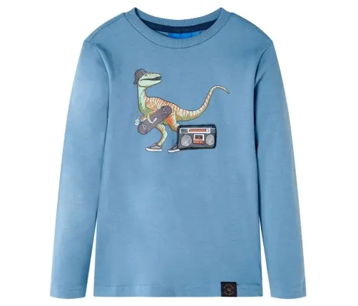 Bērnu Krekls Ar Garām Piedurknēm, Zils, 92