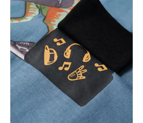 Bērnu Krekls Ar Garām Piedurknēm, Zils, 92