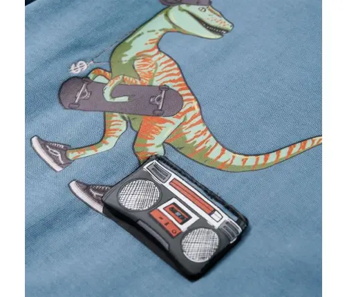 Vaikiški Marškinėliai Ilgomis Rankovėmis, Mėlyni, 116 Dydžio