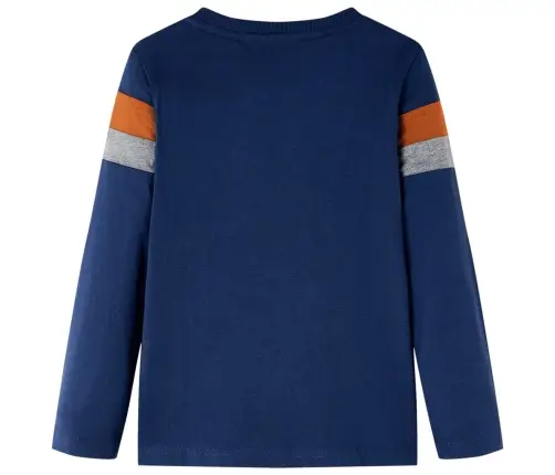 Vaikiški Marškinėliai Ilgomis Rankovėmis, Tamsiai Mėlyni, 116 Dydžio