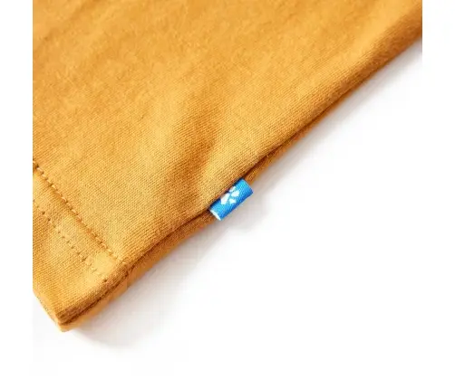 Bērnu Krekls Ar Garām Piedurknēm, Dzeltenbrūns, 92