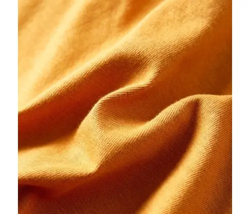 Bērnu Krekls Ar Garām Piedurknēm, Tumši Dzeltenbrūns, 128