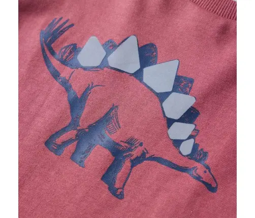 Pikkade Varrukatega Lastesärk, Tumepunane, 104