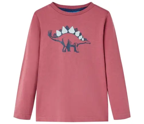 Bērnu Krekls Ar Garām Piedurknēm, Tumši Sarkans, 128