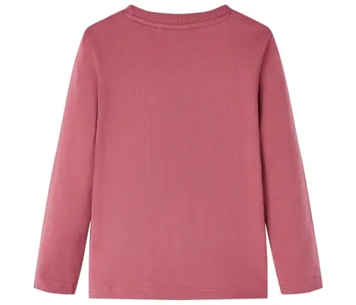 Pikkade Varrukatega Lastesärk, Tumepunane, 140