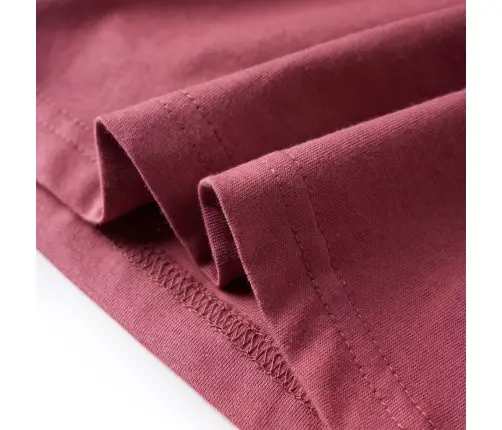 Pikkade Varrukatega Lastesärk, Tumepunane, 140