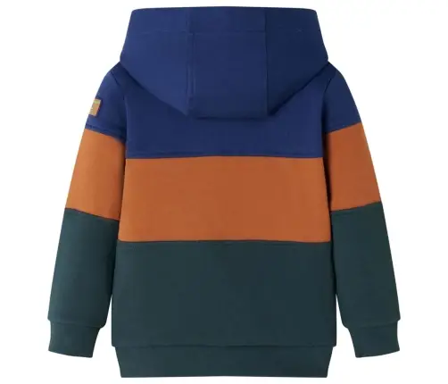 Vaikiškas Sportinis Megztinis Su Gobtuvu Ir Užtrauktuku, 116 Dydžio