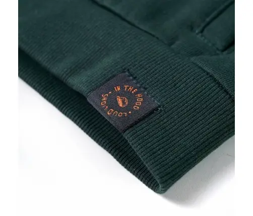 Vaikiškas Sportinis Megztinis Su Gobtuvu Ir Užtrauktuku, 116 Dydžio