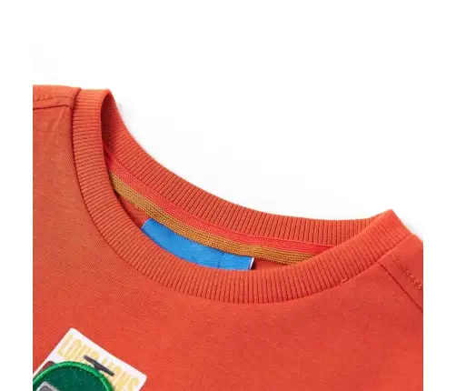 Bērnu Krekls Ar Garām Piedurknēm, Oranžs, 104