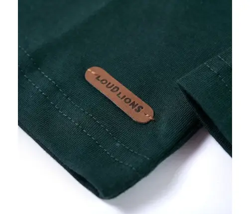 Vaikiški Marškinėliai Ilgomis Rankovėmis, Tamsiai Žali, 104 Dydžio