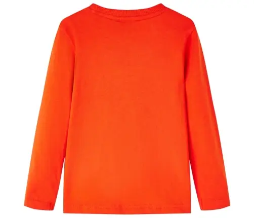 Vaikiški Marškinėliai Ilgomis Rankovėmis, Oranžiniai, 104 Dydžio