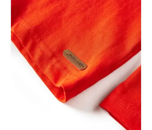 Vaikiški Marškinėliai Ilgomis Rankovėmis, Oranžiniai, 104 Dydžio