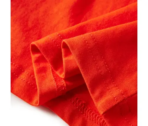 Bērnu Krekls Ar Garām Piedurknēm, Koši Oranžs, 128