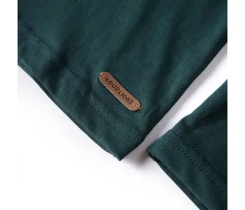 Pikkade Varrukatega Lastesärk, Tumeroheline, 128