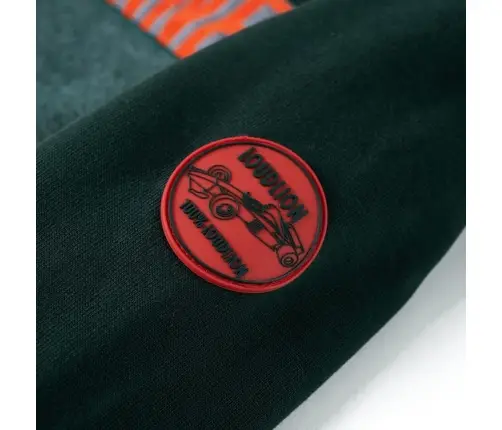 Bērnu Džemperis Ar Kapuci, Tumši Zaļš, 104