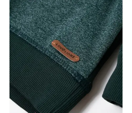 Bērnu Džemperis Ar Kapuci, Tumši Zaļš, 104