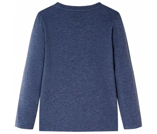 Vaikiški Marškinėliai Ilgomis Rankovėmis, Tamsiai Mėlyni, 140 Dydžio