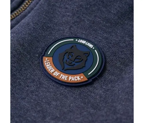 Vaikiškas Sportinis Megztinis Su Gobtuvu Ir Užtrauktuku, Mėlynas