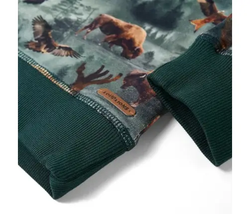 Vaikiškas Megztinis, Tamsiai Žalios Spalvos, 92 Dydžio