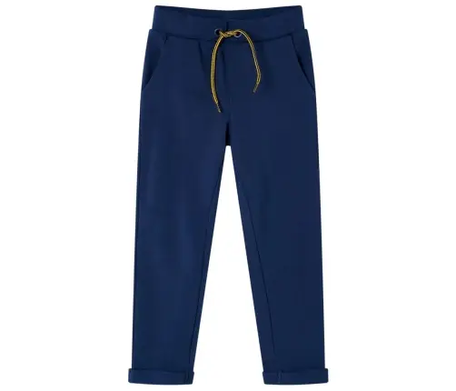 Bērnu Bikses Savelkamu Aukliņu, Tumši Zilas, 104