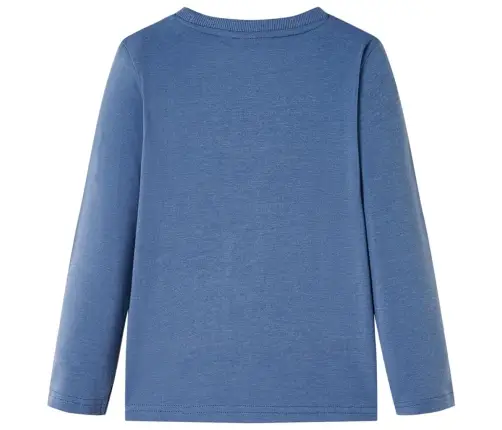 Bērnu T-Krekls Ar Garām Piedurknēm, Raibi Zils, 140