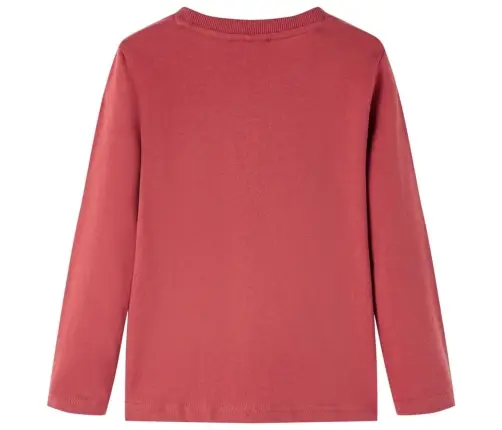 Bērnu Krekls Ar Garām Piedurknēm, Sarkanbrūns, 104