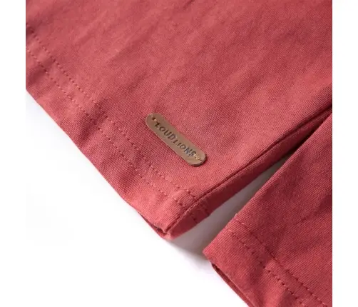 Pikkade Varrukatega Lastesärk, Tumepunane, 116