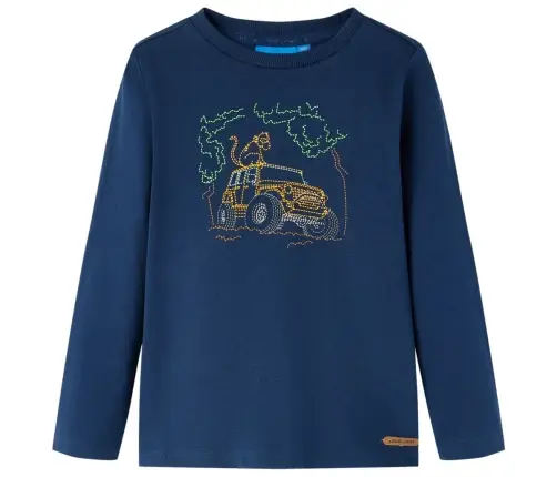 Pikkade Varrukatega Lastesärk, Tumesinine, 104