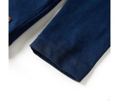 Vaikiški Marškinėliai Ilgomis Rankovėmis, Tamsiai Mėlyni, 116 Dydžio