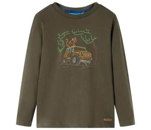 Pikkade Varrukatega Lastesärk, Khaki, 92