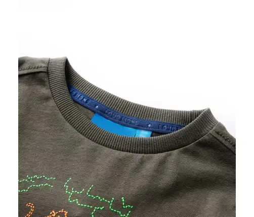 Bērnu Krekls Ar Garām Piedurknēm, Haki, 116