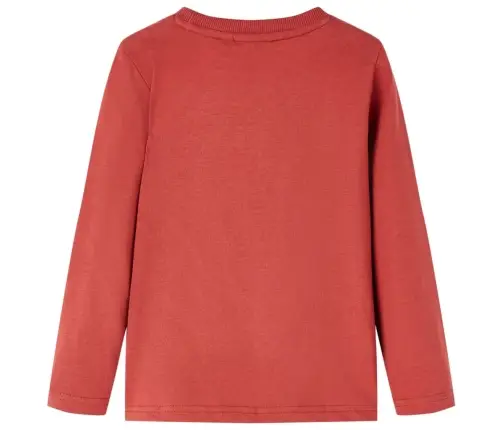 Pikkade Varrukatega Lastesärk, Tumepunane, 92