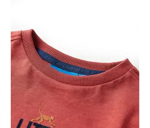 Pikkade Varrukatega Lastesärk, Tumepunane, 104