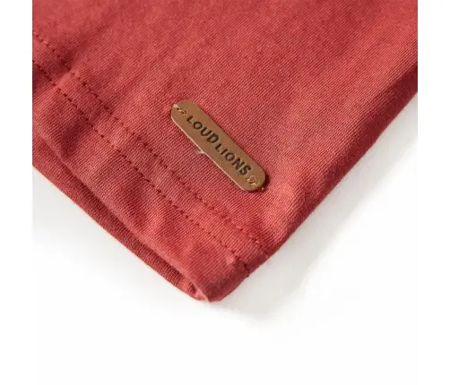 Bērnu Krekls Ar Garām Piedurknēm, Sarkanbrūns, 116