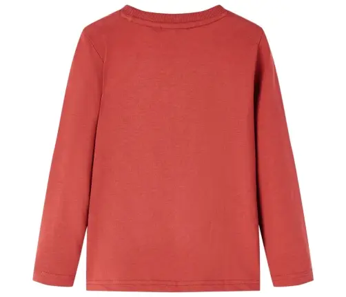 Bērnu Krekls Ar Garām Piedurknēm, Sarkanbrūns, 140