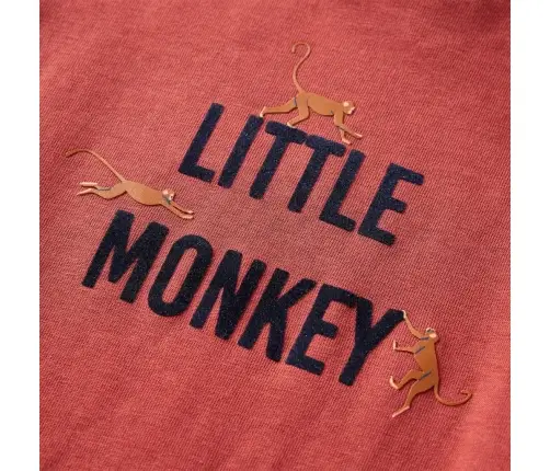 Bērnu Krekls Ar Garām Piedurknēm, Sarkanbrūns, 140