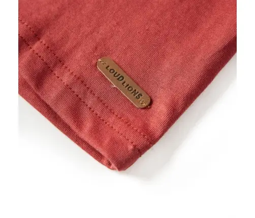 Bērnu Krekls Ar Garām Piedurknēm, Sarkanbrūns, 140