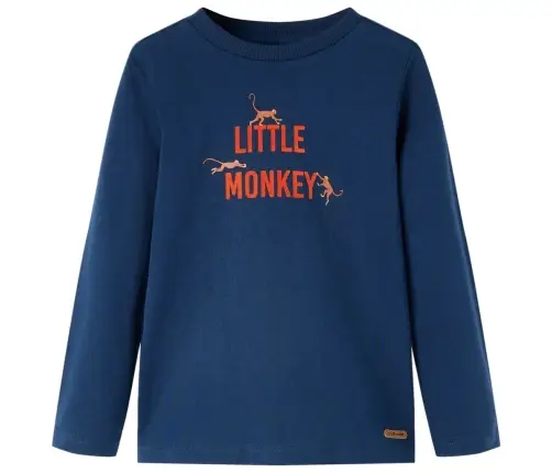 Pikkade Varrukatega Lastesärk, Triibuline, Tumesinine, 92