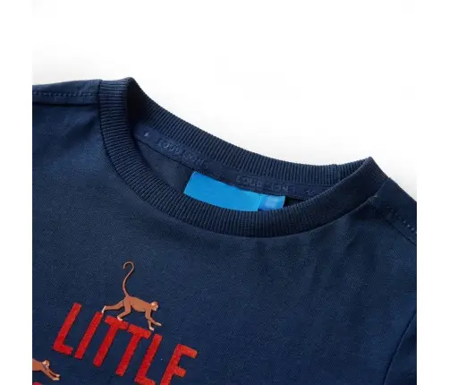 Pikkade Varrukatega Lastesärk, Triibuline, Tumesinine, 92