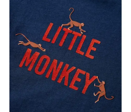 Pikkade Varrukatega Lastesärk, Tumesinine, 128