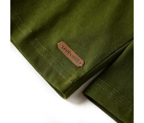 Vaikiški Marškinėliai Ilgomis Rankovėmis, Chaki Spalvos, 104 Dydžio