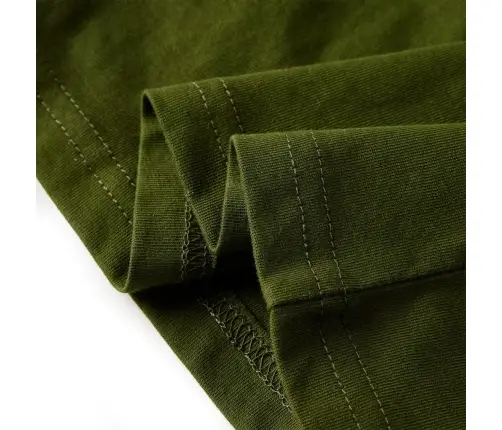 Vaikiški Marškinėliai Ilgomis Rankovėmis, Chaki Spalvos, 140 Dydžio