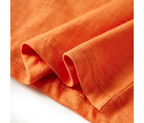 Pikkade Varrukatega Lastesärk, Tumeoranž, 92