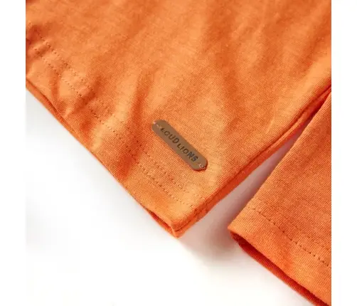 Pikkade Varrukatega Lastesärk, Tumeoranž, 104