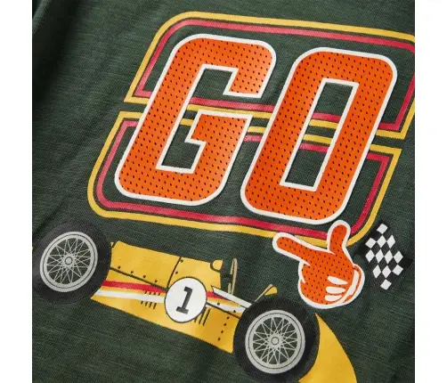 Bērnu Krekls Ar Garām Piedurknēm, Tumši Zaļš, 92