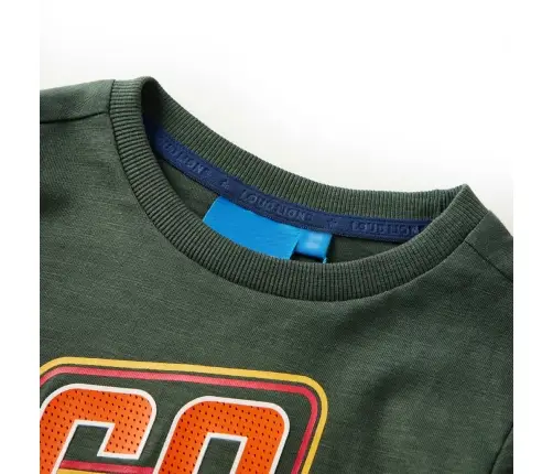 Pikkade Varrukatega Lastesärk, Tumeroheline, 128